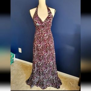 Ladies boho spring maxi dress